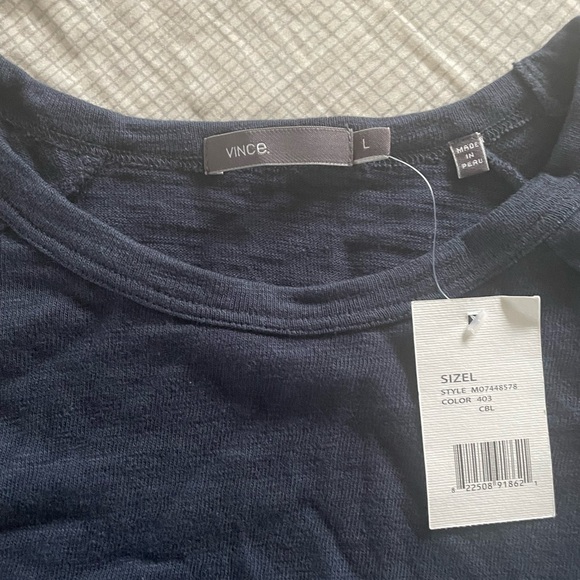 Vince Navy Sweatshirt - Picture 3 of 3